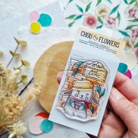 tampon clear doudou à paris de Chou & Flowers