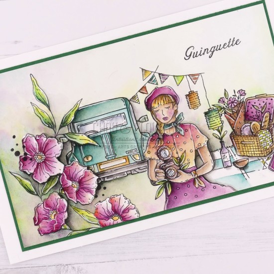 tampon clear Jardin d'artiste de Chou & Flowers