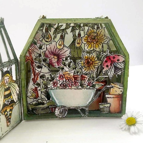 tampon clear Jardin d'artiste de Chou & Flowers