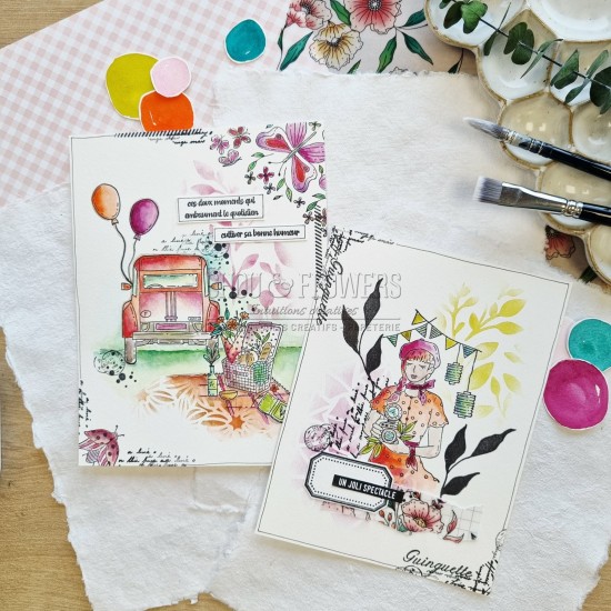 tampon clear pique-nique de Chou & Flowers