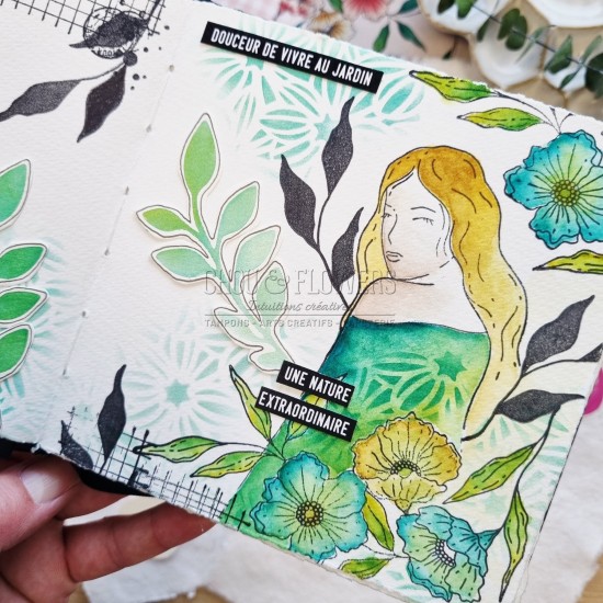 tampon clear visage de Chou & Flowers