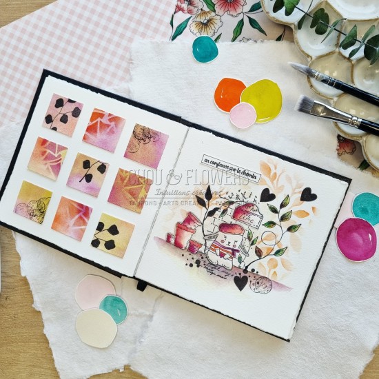 tampon clear doudou à paris de Chou & Flowers