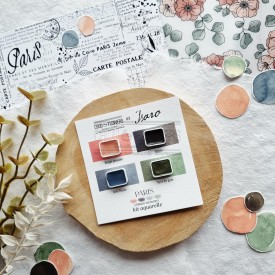 kit aquarelle Paris en collaboration avec Isaro