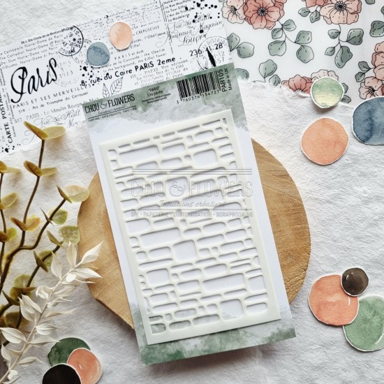 Pochoir Les pavés pour créer des fonds