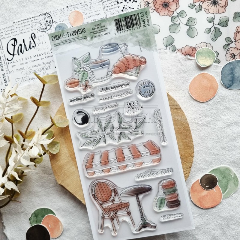 Tampon clear Café de Paris