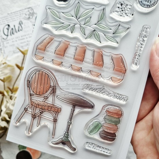 Tampon clear Café de Paris