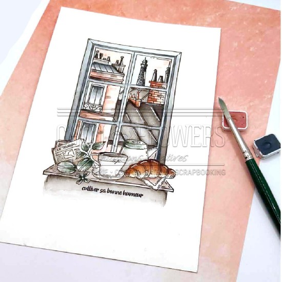 Tampon clear Café de Paris