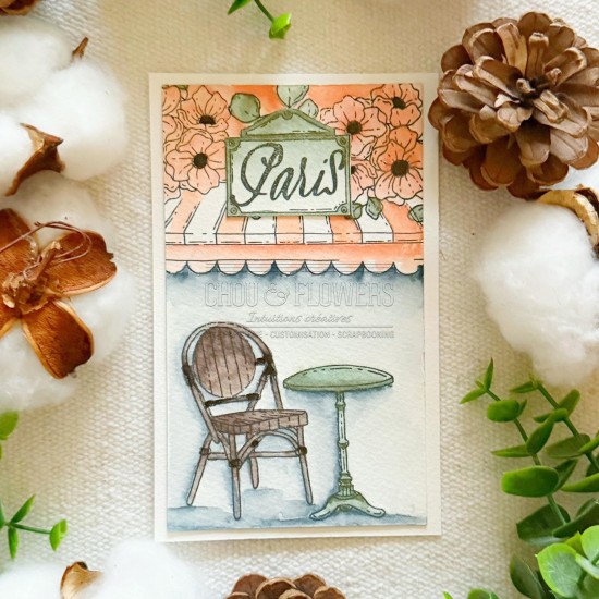 Tampon clear Café de Paris