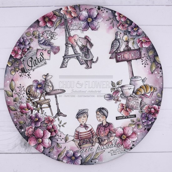 Tampon clear Café de Paris