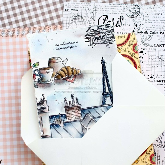 Tampon clear Café de Paris