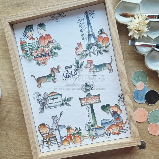 Tampon clear Café de Paris