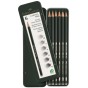 6 crayons Castell 9000