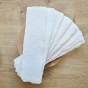 20 cartes lamali format marque page lamali pur chiffon blanc naturel