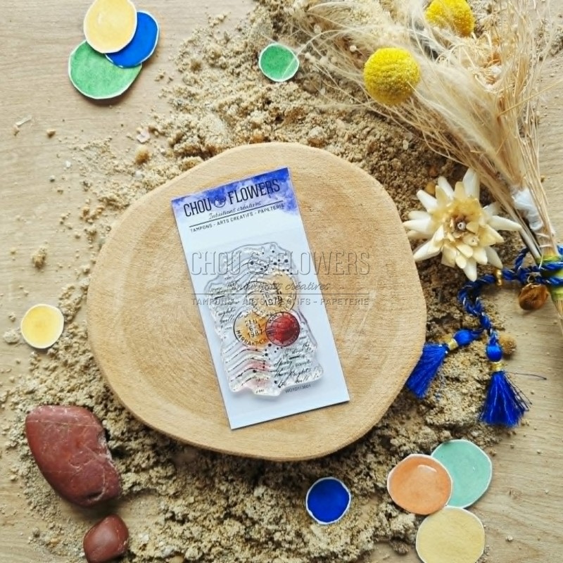 tampon clear timbre marrakech de la collection les chants des dunes