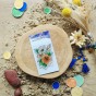 tampon clear fleurs exotiques de la collection les chants des dunes