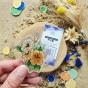 tampon clear fleurs exotiques de la collection les chants des dunes