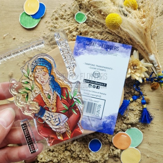 Tampon clear Fille oasis de la collecton le chant des dunes