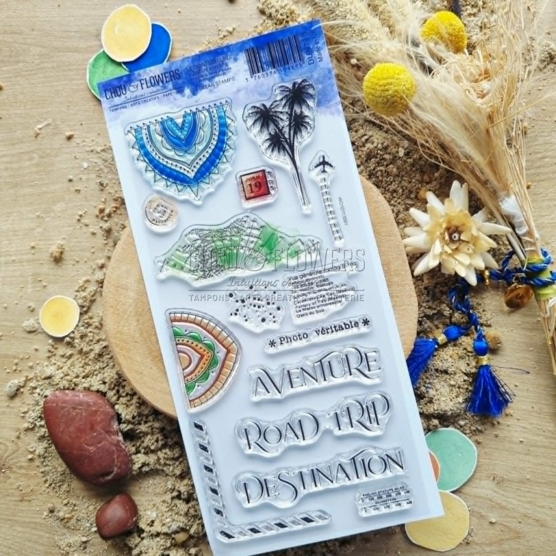 Tampon clear Texture aventure de la collection le chant des dunes