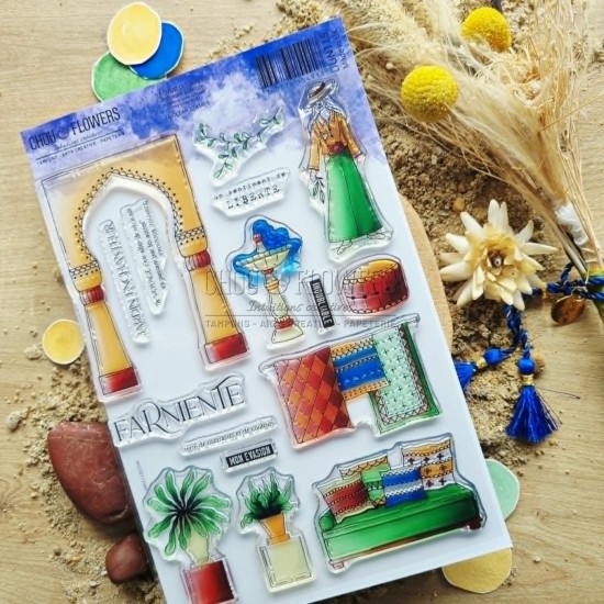Tampon clear ambiance orientale de la collection le chant des dunes