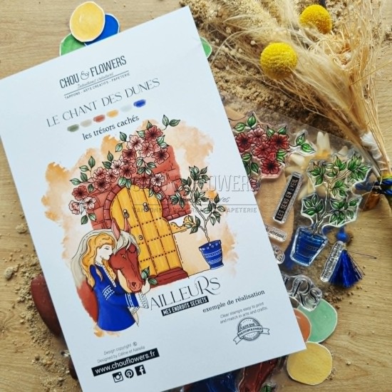 Tampon clear ambiance orientale de la collection le chant des dunes