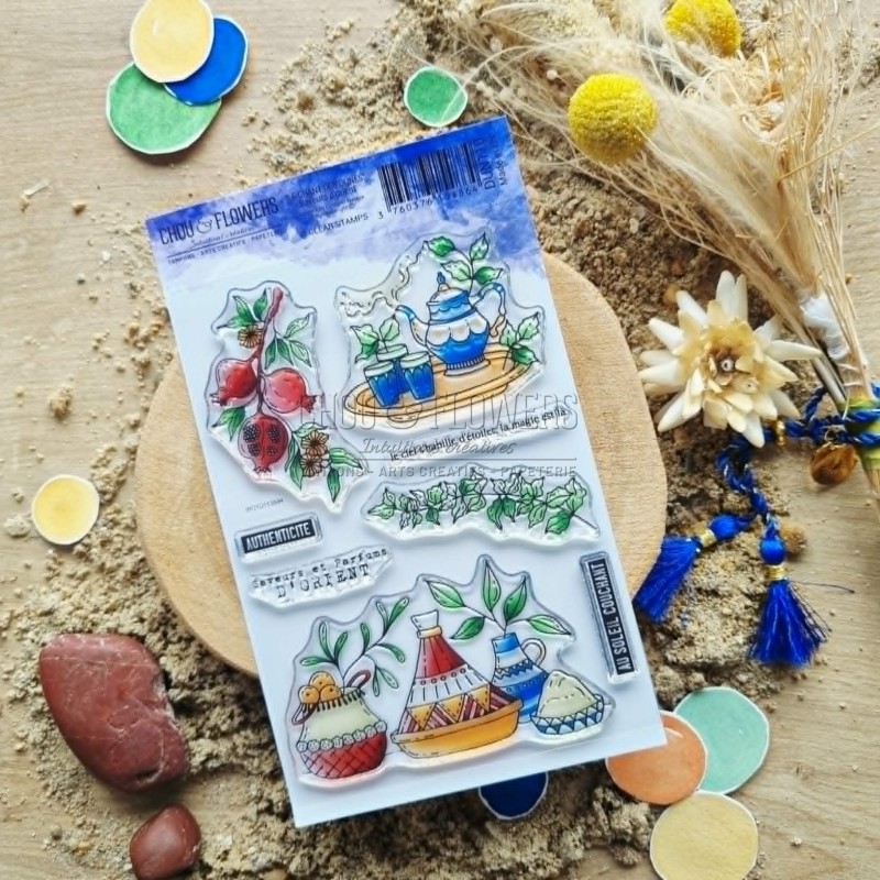 Tampon clear Saveurs d'orient de la collecton le chant des dunes