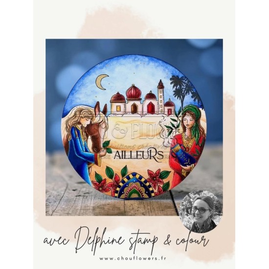atelier mille et une nuit avec Delphine Stamp & Colour