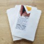 10 feuilles lamali pur chiffon blanc naturel