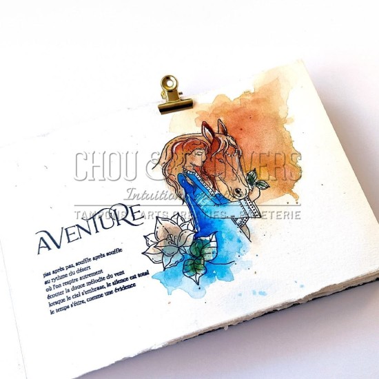 Tampon clear ambiance orientale de la collection le chant des dunes