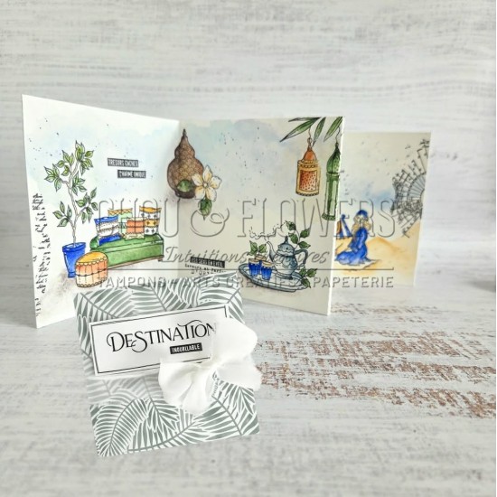 Tampon clear ambiance orientale de la collection le chant des dunes