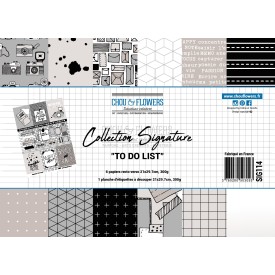 PAPIERS FORMAT A4 300G COLLECTION SIGNATURE TO DO LIST