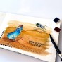 Tampon clear escapade nomade de la collection le chant des dunes