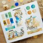kit aquarelle en collaboration avec Isaro pour la collection Le chant des dunes