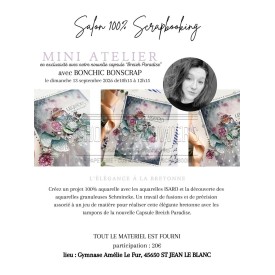 Atelier diamnche 13 septembre 2026 avec BONCHIC BONSCRAP