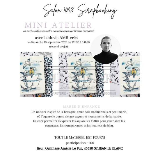 Ateliers avec Ludovic Amb_créa dimanche 13 septembre Septembre 2026