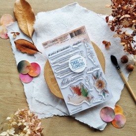 tampon textes sur le thème de l'automne
