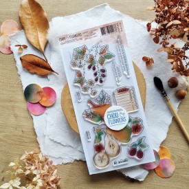 tampon clear la récolte avec les fruits d'automne