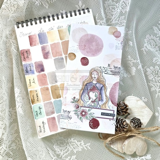 kit aquarelle en collaboration avec Isaro pour la collection La clé des souvenirs