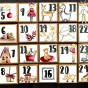 TAMPON CLEAR CHIFFRE DE NOEL