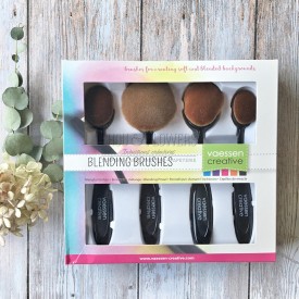 set de 4 Blending brush mixed media