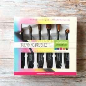 set de 6 Blending brush mixed media