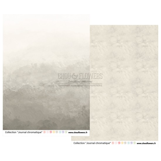 COLLECTION PAPIER A4 JOURNAL CHROMATIQUE LES COULEURS