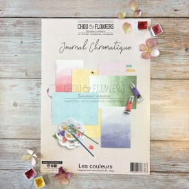 COLLECTION PAPIER A4 JOURNAL CHROMATIQUE LES COULEURS