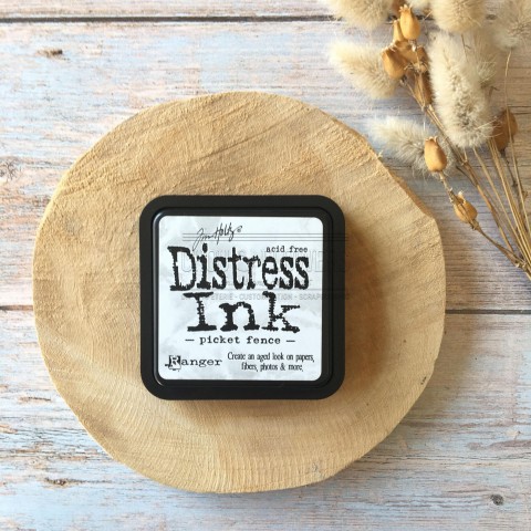 ENCRE DISTRESS BLANCHE PICKET FENCE