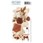 TAMPON EZ COURRIER FLEURI