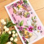 TAMPON EZ COURRIER FLEURI