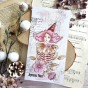 TAMPON EZ COURRIER FLEURI