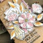 TAMPON EZ COURRIER FLEURI