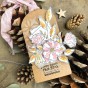 TAMPON EZ COURRIER FLEURI