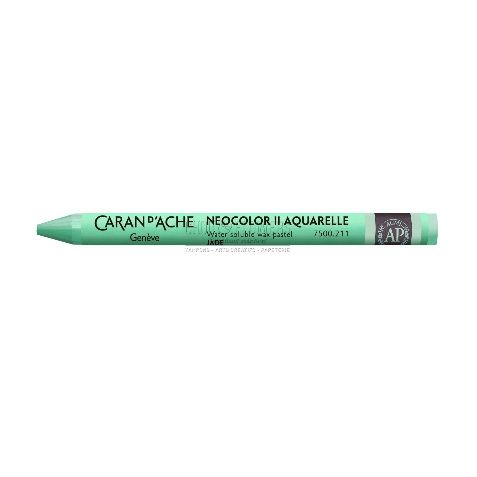 Crayon Neocolor II Jade 211 - Craie Grasse Soluble à L'Eau Pour Art Et Dessin