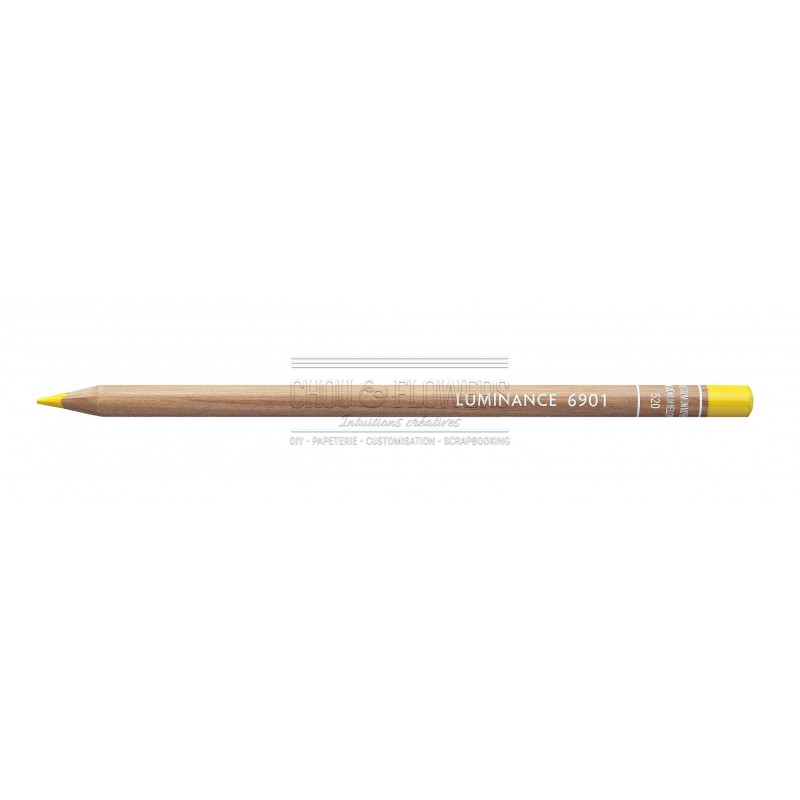 crayon Luminance jaune de cadmium de Caran d'Ache pour vos